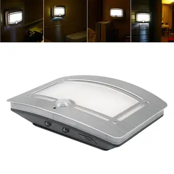 

Body Motion Sensor Activated Battery LED Wall Lamp Light Outdoor Balcony