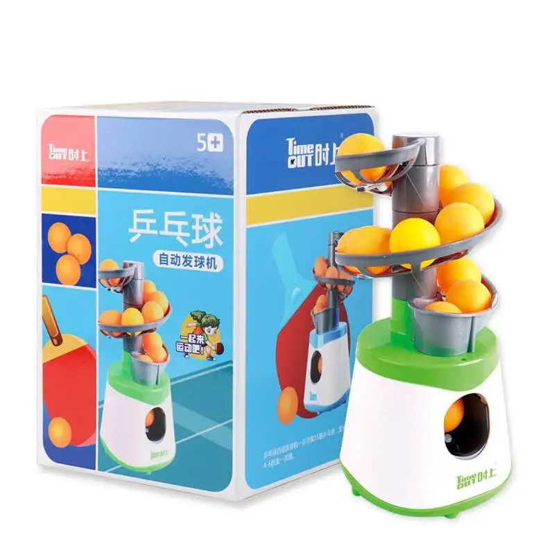  Portable Table Tennis Trainer Automatic Ball Machine Desktop Game Set Toy Children's Entertainment 