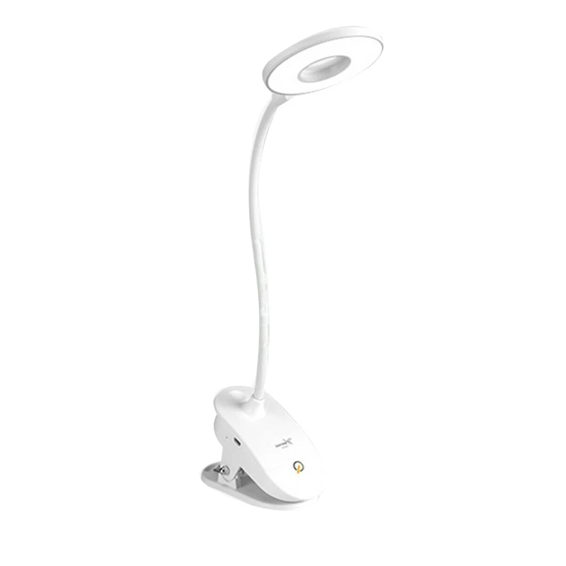 

Led Reading Light Clip-On Clamp Bed Table Desk Lamp Contact Sensor Rechargeable