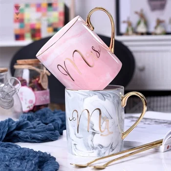 

Mr. / Mrs. fashion couple cup cool tea mug cup DDC-31