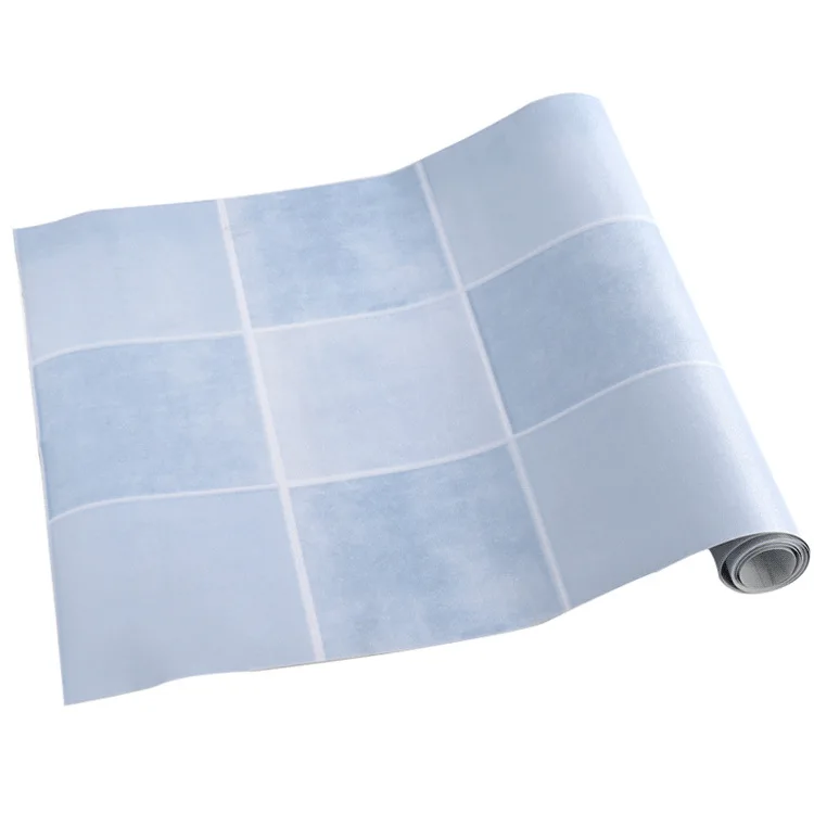 Водостойкая клейкая бумага для ванной комнаты, украшение для ванной комнаты, настенные наклейки для туалета, толстая самоклеящаяся настенная бумага, плитка для ремонта