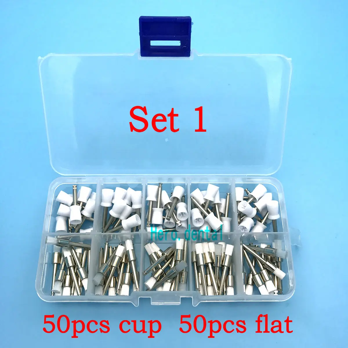 New 80pcs Dentist Tool Kit Pieces Dental Polishing Brush Polisher