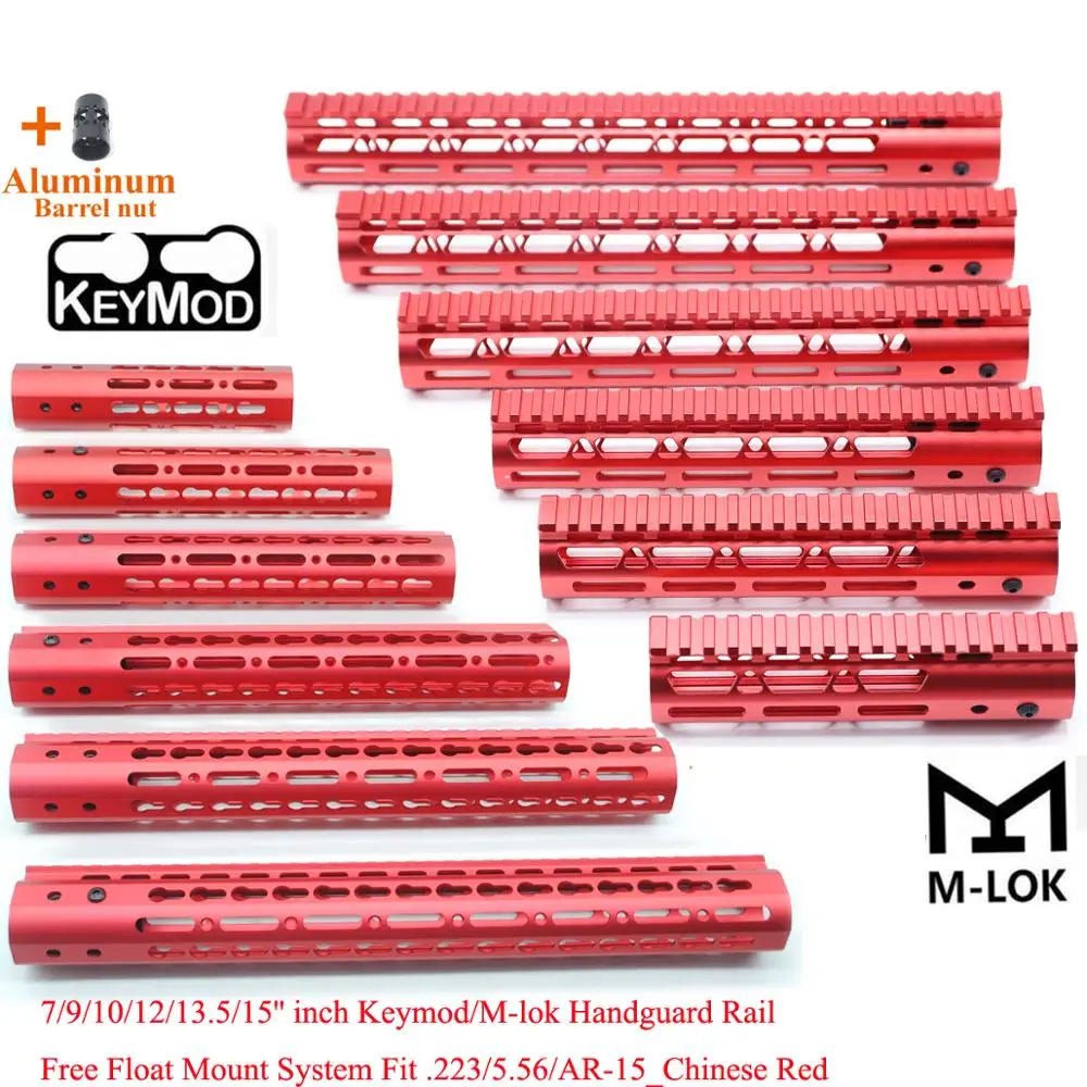Ультралегкий Keymod Aplus/M-lok Handguard Rail Picatinny Free Float Mount System 7/9/10/12/13.5/15 дюйма | Спорт и