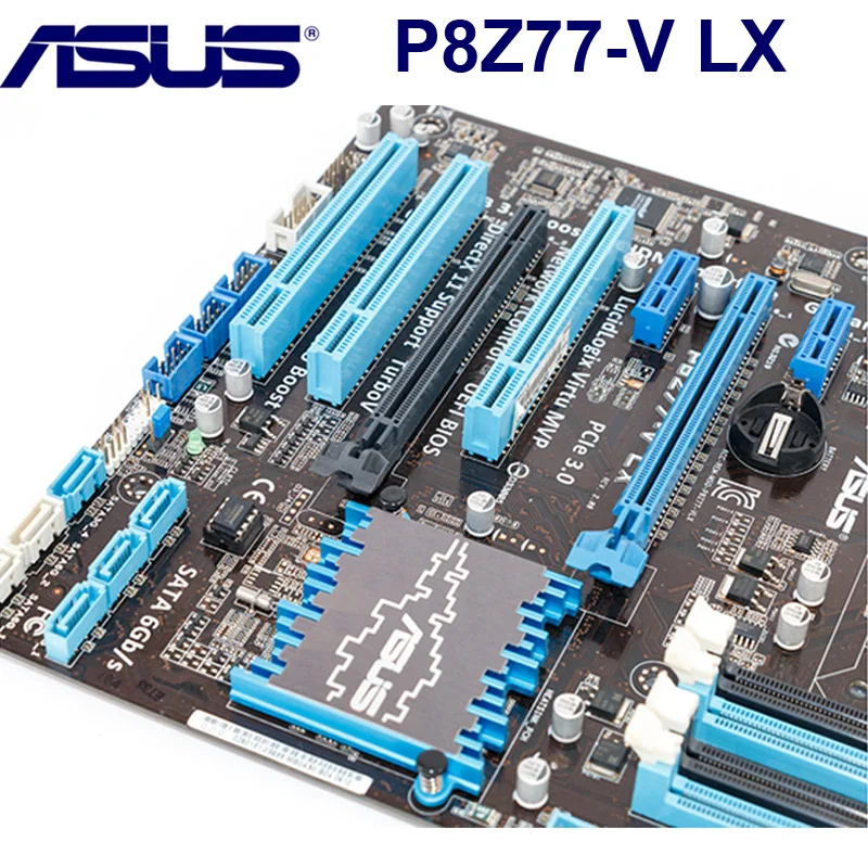 ASUS motherboard P8Z77-V LX LGA 1155 DDR3 i3 i5 22/32nm CPU USB3.0 32GB SATA3 VGA HDMI Z77 Desktop