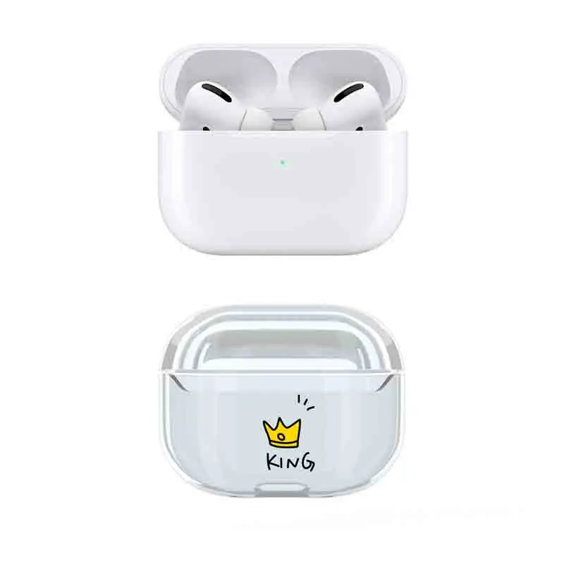 Прозрачный чехол, защитный чехол для Airpods Pro, Bluetooth наушники, Жесткий ПК, полное покрытие, оболочка для Airpods Pro, чехол s