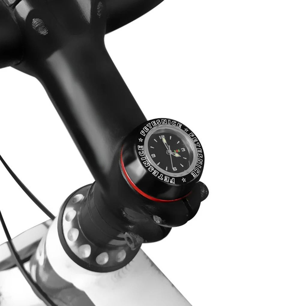 Mountainbike Uhr Wasserdicht Headset Top Cap Vorbau Abdeckung Uhr Fahrradteile 