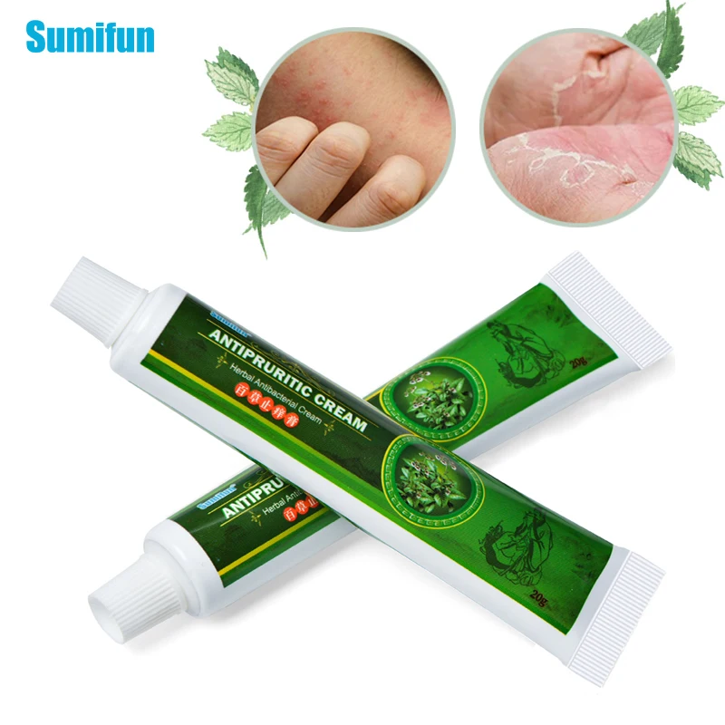 Sumifun 1 шт. против зуда травяной крем псориаз дерматит зуд экзема мазь 100%