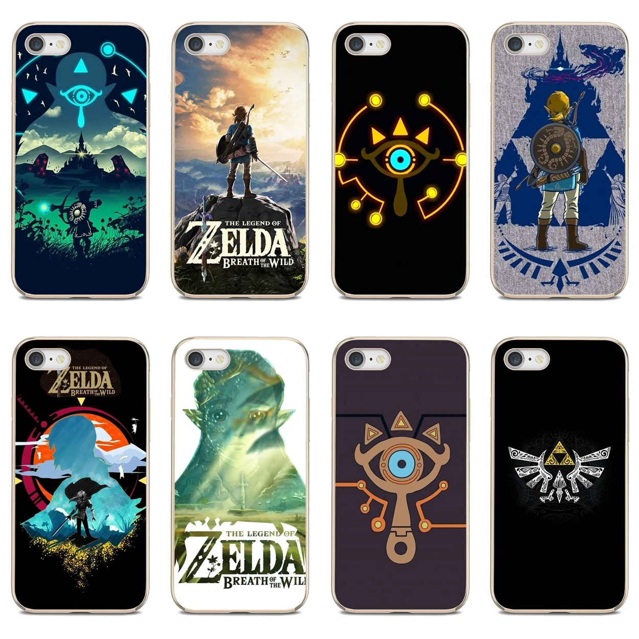 For Xiaomi mi Redmi Note 3 4 4X 5 6 7 8 8t 9 9s 9t 10 pro lite Silicone Phone Cover the-legend-of-zelda-sheikah-slate