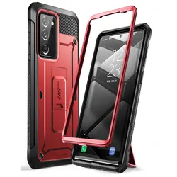 Rugged Full - Body Holster Cover with Enhanced Protection for Pc + tpu (Red)