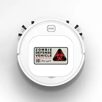 

Auto USB Sweeping 1800Pa Multifunction Smart Robot Vacuum Cleaner Dry Wet Floor Cleaner Amusing Zombie Defense Vehicle