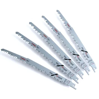 

Workshop Saw Blades Parts Kit 5pcs High Carbon Steel Reciprocating Cutters