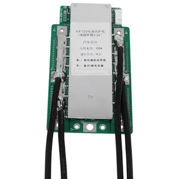 

4S 3.2V Lifepo4 Lithium Iron Phosphate Protection Board 12.8V High Current Inverter Bms Pcm Motorcycle Car Start(100A)
