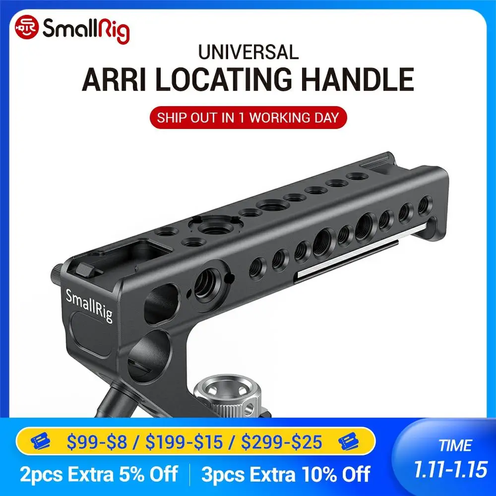 SmallRig DSLR камера верхняя ручка захват Боковая Arri фиксирующая с 15 мм стержневым