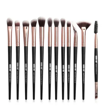 

Professional Makeup Brushes Set 12 pcs/lot Makeup Brushes Set Eye Shadow Blending Eyeliner Eyelash Eyebrow Brush For Makeup Tool