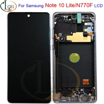 

For Samsung Galaxy Note 10 Lite LCD N770F/DS N770F/DSM With Frame Display Touch Screen Digitizer For Samsung Note10Lite N770 LCD