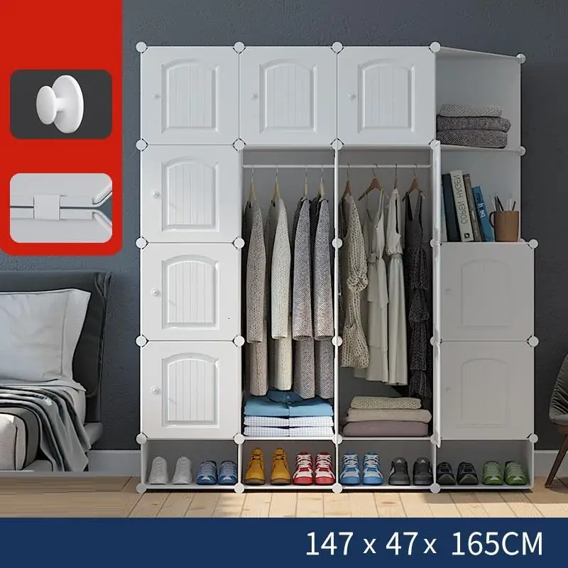Number 19 Мебель для дома Yatak Odasi mobillya Chambre Kleiderschrank Meuble Range De Dormitorio Mueble Guarda Roupa гардероб - Цвет: Number 19