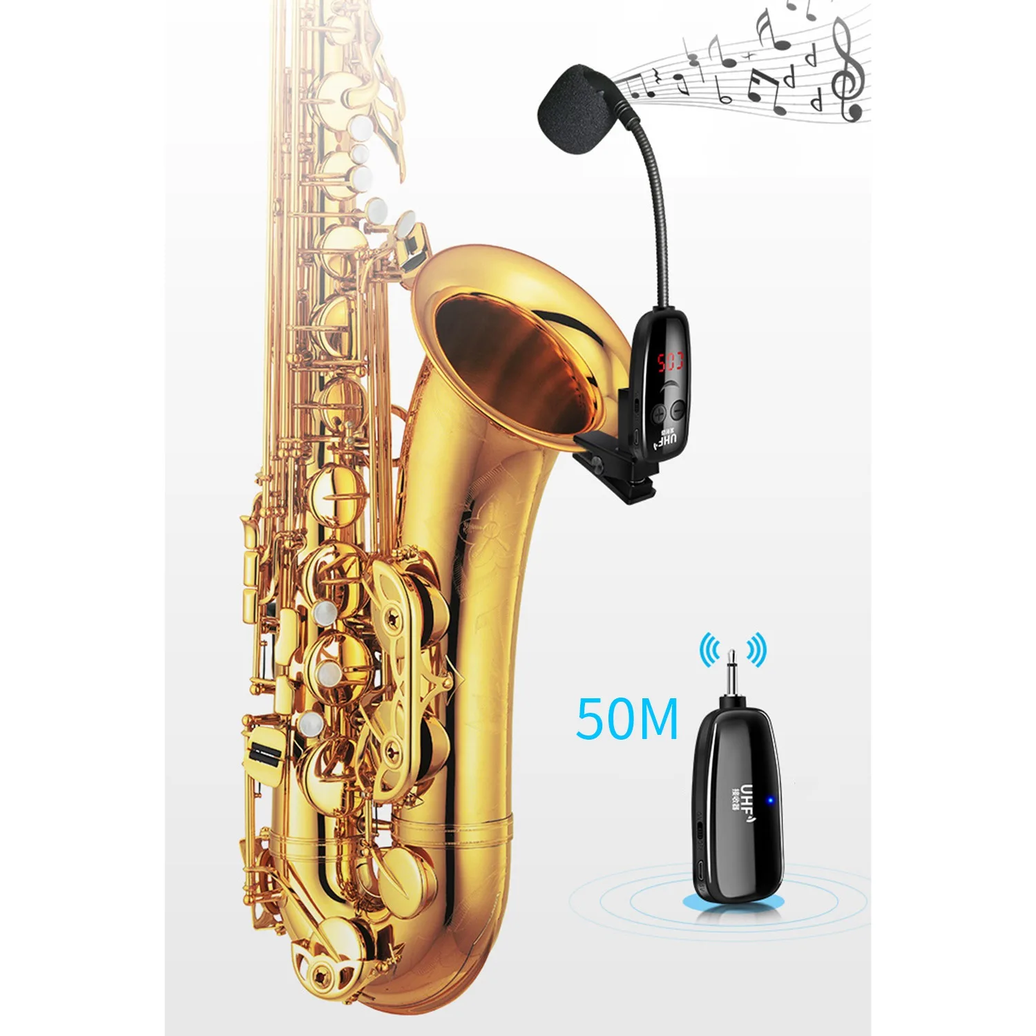 Saxophone Music Wireless Microphone Outdoor