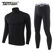 TACVASEN мужское зимнее флисовое тактическое Нижнее белье Униформа военная армия Polartec компрессионное нижнее белье Комплекты одежды легкие