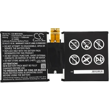 

Cameron Sino Battery for Microsoft Surface 3 10.8" Surface 3 1645 MSK-1645 Replacement G3HTA003H G3HTA004H