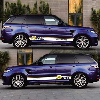 

World Datong Racing Sport Stripes For RANGE ROVER SPORT Levinson car Both side body sport auto stickers
