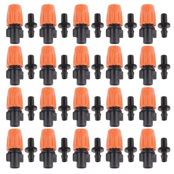

20 Set Fogging Adjustable Spray Nozzle Sprayer Irrigation Accessories