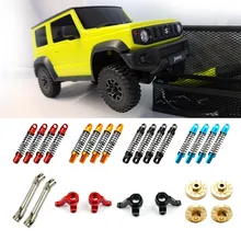 

1/16 RC Car Parts Metal Steering Cup Shock Absorber Brass Wheel Hub Combiner CVD Front Rear Drive Shaft For XIAOMI Suzuki Jimny