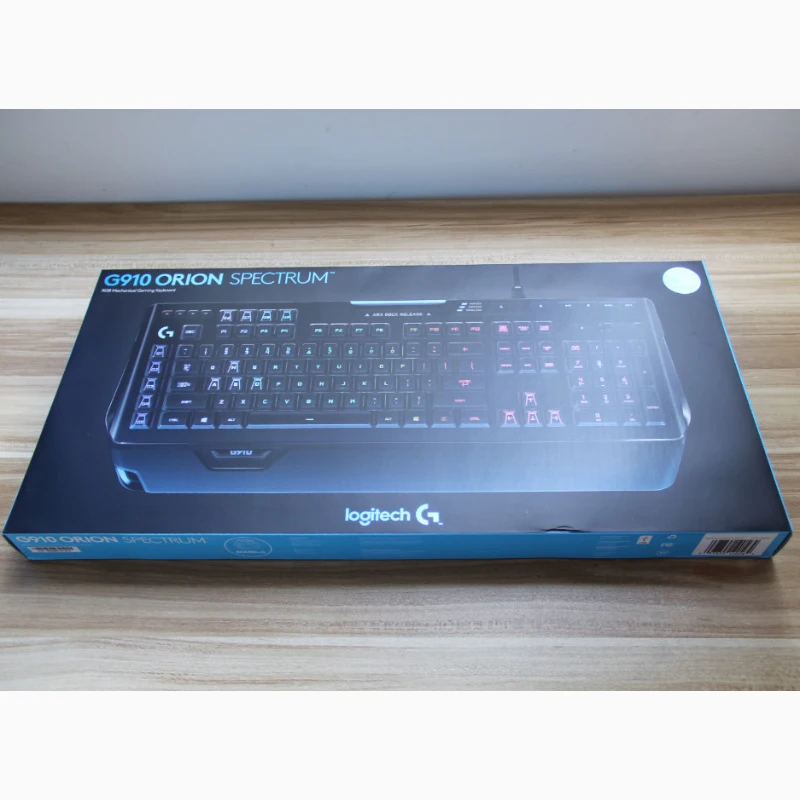 Проводная Механическая игровая клавиатура Logitech G910 RGB полная английская версия