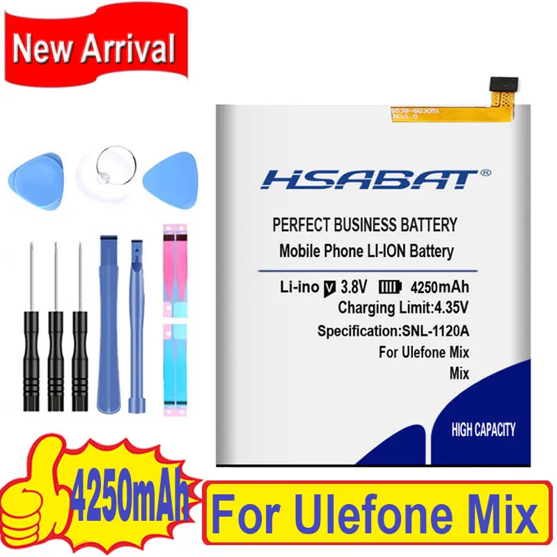 Аккумулятор HSABAT 4250 мАч для Ulefone Mix