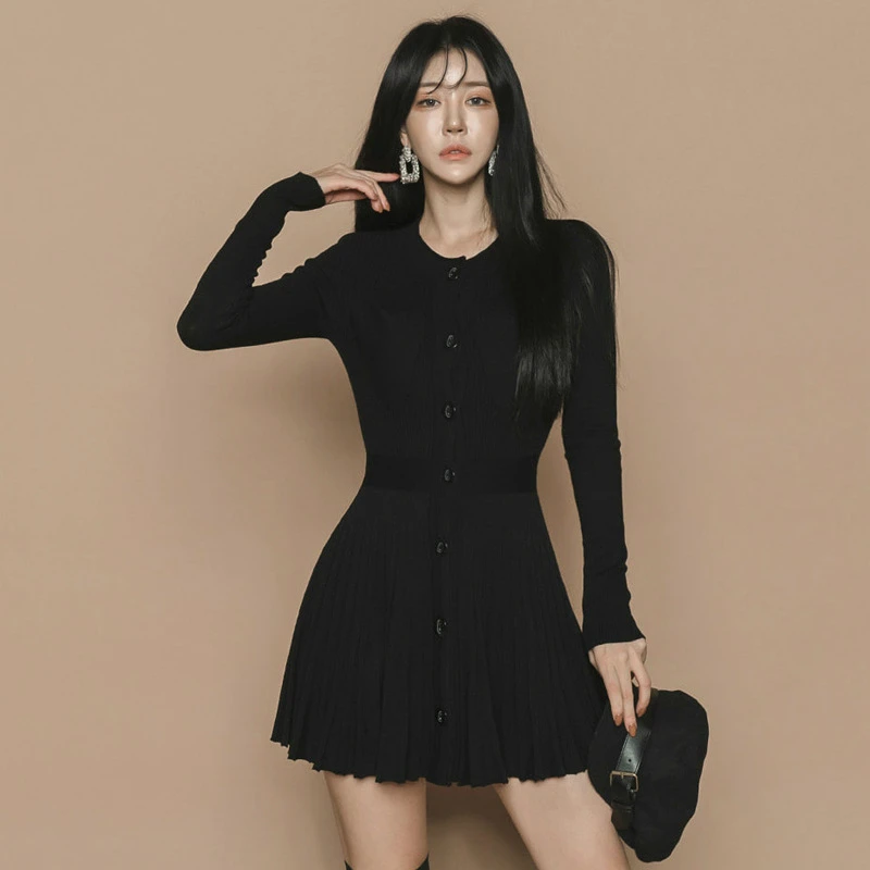 corset sweater dress