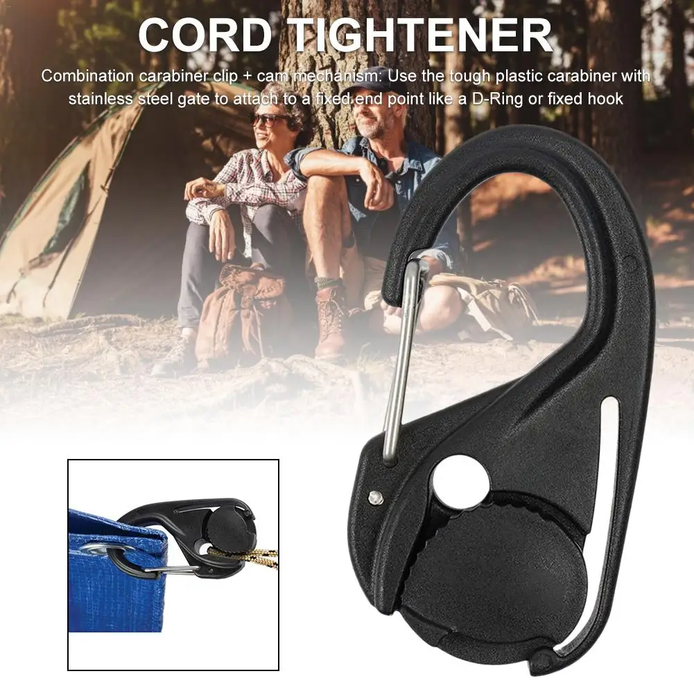 Climbing Accessories Lightweight Carabiner Clip Suitable For Rope 2MM-5MM DiameterCard Lanyard Hook Without Rope