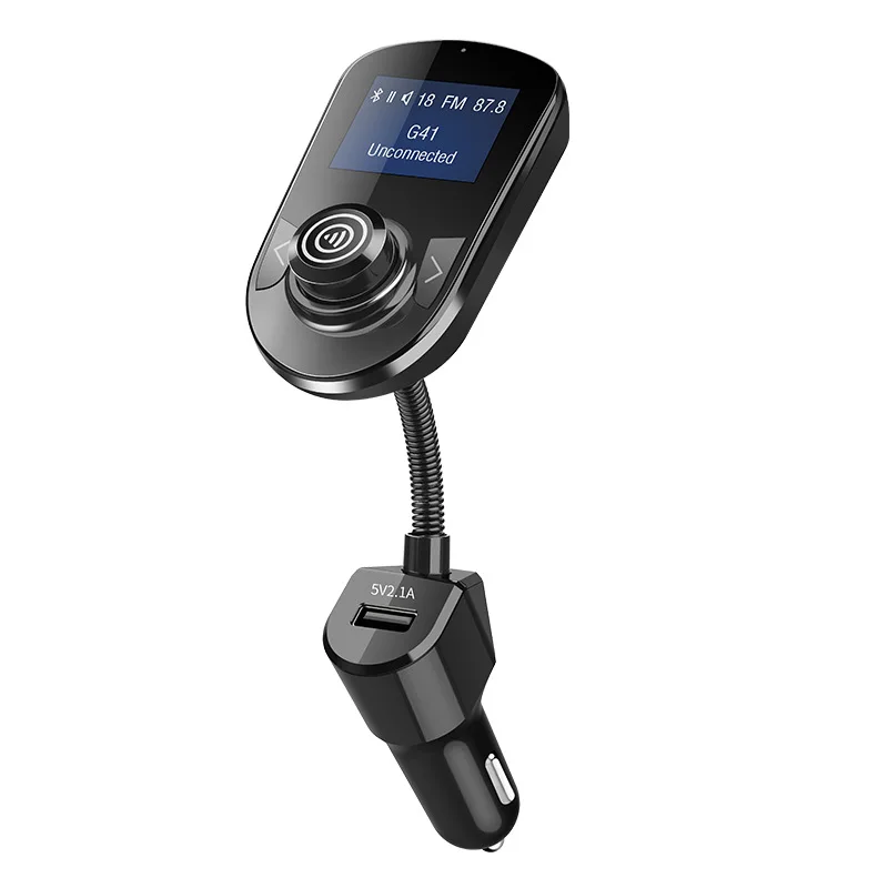 Автомобильный Bluetooth комплект с ЖК-дисплеем, fm-передатчик, AUX, TF карта, музыкальный плеер, USB порт, зарядное устройство для телефона, автомобильный Bluetooth, Handfree, вызов