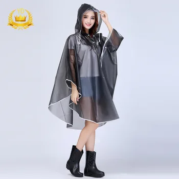 

Hot Fashion Raincoat Cape Raincoat Black Women Rain Cape Raincoat Men Hooded Poncho For Hiking Riding Bicycle Rain Capes