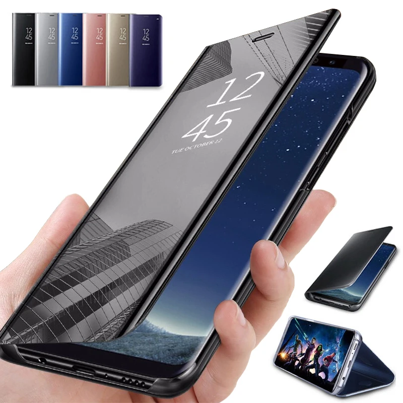 Смарт-зеркальные чехлы для телефонов Huawei Honor 20 20Pro с покрытием противоударный