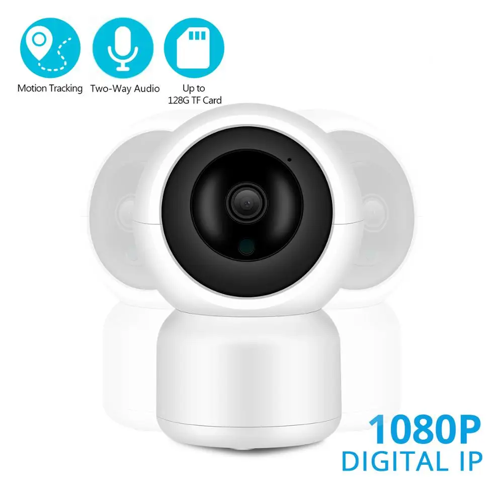 

Wireless IP Camera HD 1080P WiFi Home Security Surveillance Camera, 2 Way Audio Reverse Call, Night Vision Dome Camera