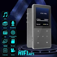 1,8 дюймов сенсорный экран MP3 плеер аудио ультра тонкий 8 Гб музыкальный плеер цветной экран Высокое качество без потерь HiFi Звук bluetooth MP3