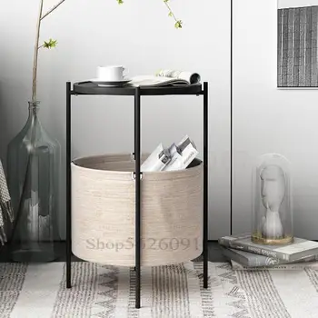 

The Nordic Contracted And Contemporary Sitting Room Tea Table And A Few Small Round Tea Table Of Sofa Side Angle Of A Few Tea