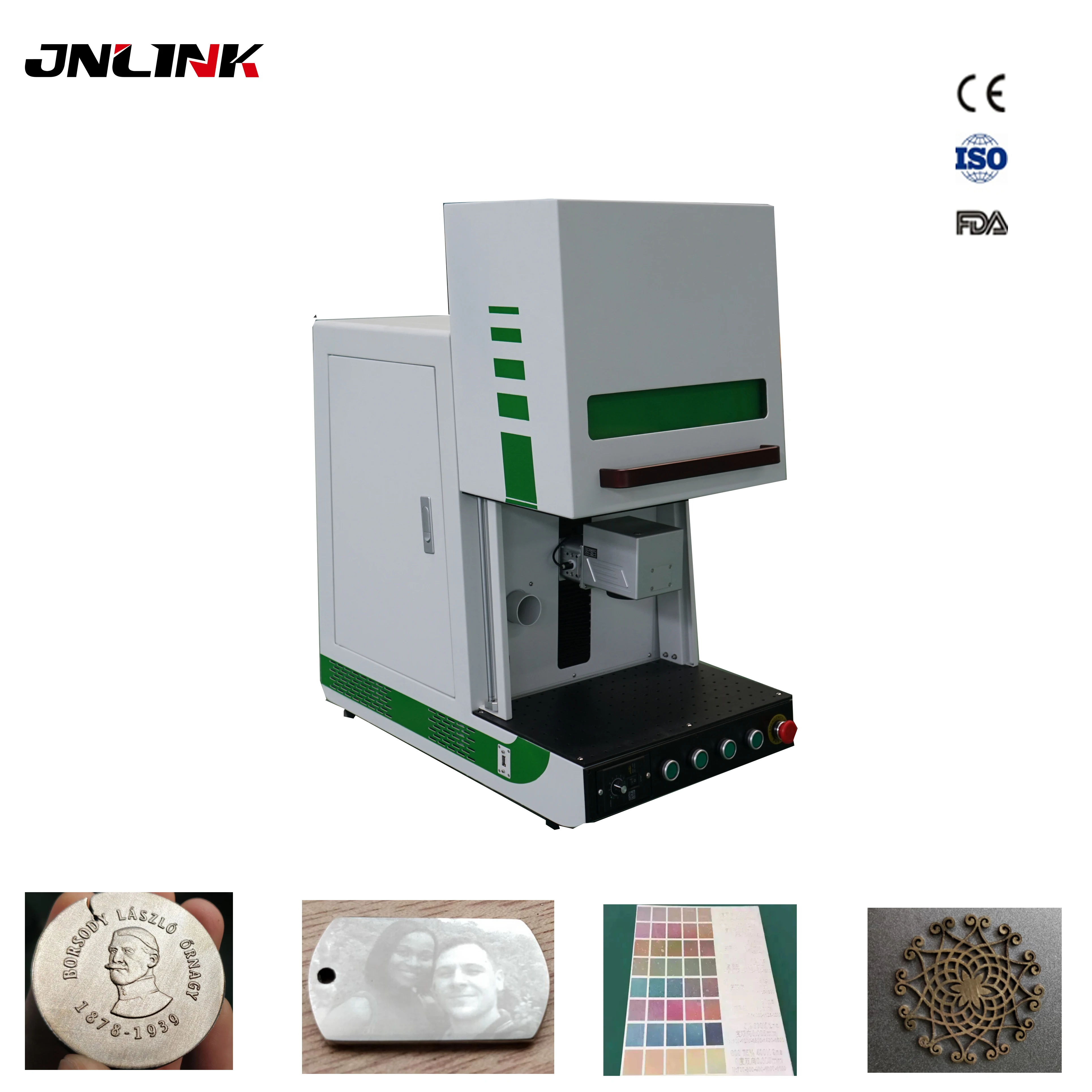 

New type metal/dog tag/ring/plastic/cooper/ engraving machine 20W fiber laser marking machine