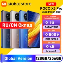 POCO X3 Pro глобальная версия 6GB 128GB/8G 256GB NFC Смартфон Snapdragon 860 33W 120Hz DotDisplay 5160mAh POCO X3 Pro глобальная версия 6GB 128GB/8G 256GB NFC Смартфон Snapdragon 860 33W 120Hz DotDisplay 5160mAh