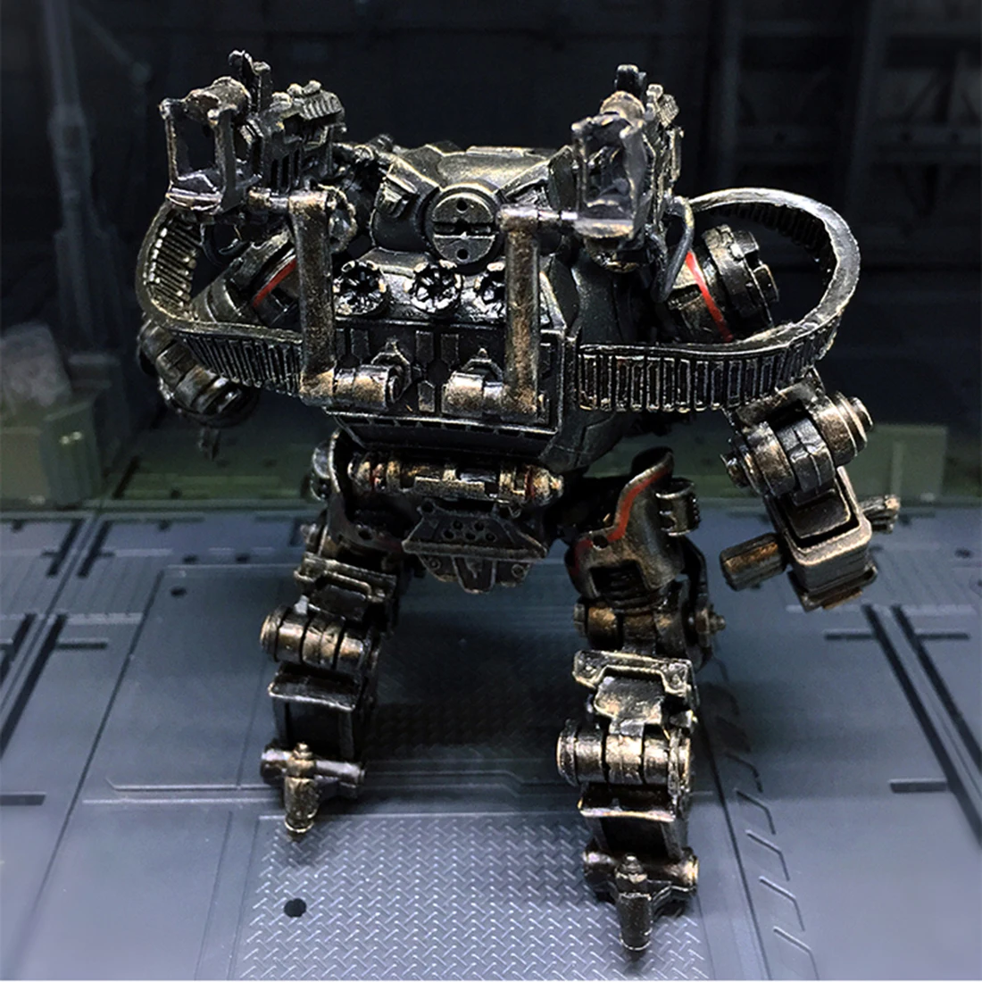10,5 см атака мех модель Разрушитель 3D сшивание подвижный Солдат модель DIY ствол игрушка с высокой степенью уменьшения