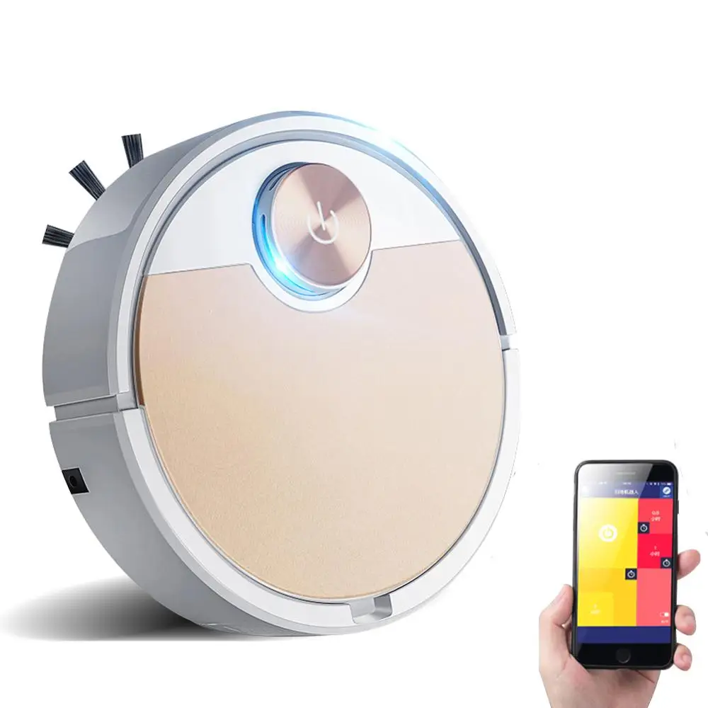 US $39.66 ES06 Robot Vacuum Cleaner Mobile Phone APP Remote Control Smart Vacuum Cleaner Automatic Dust Removal And Sterilization Sweeper