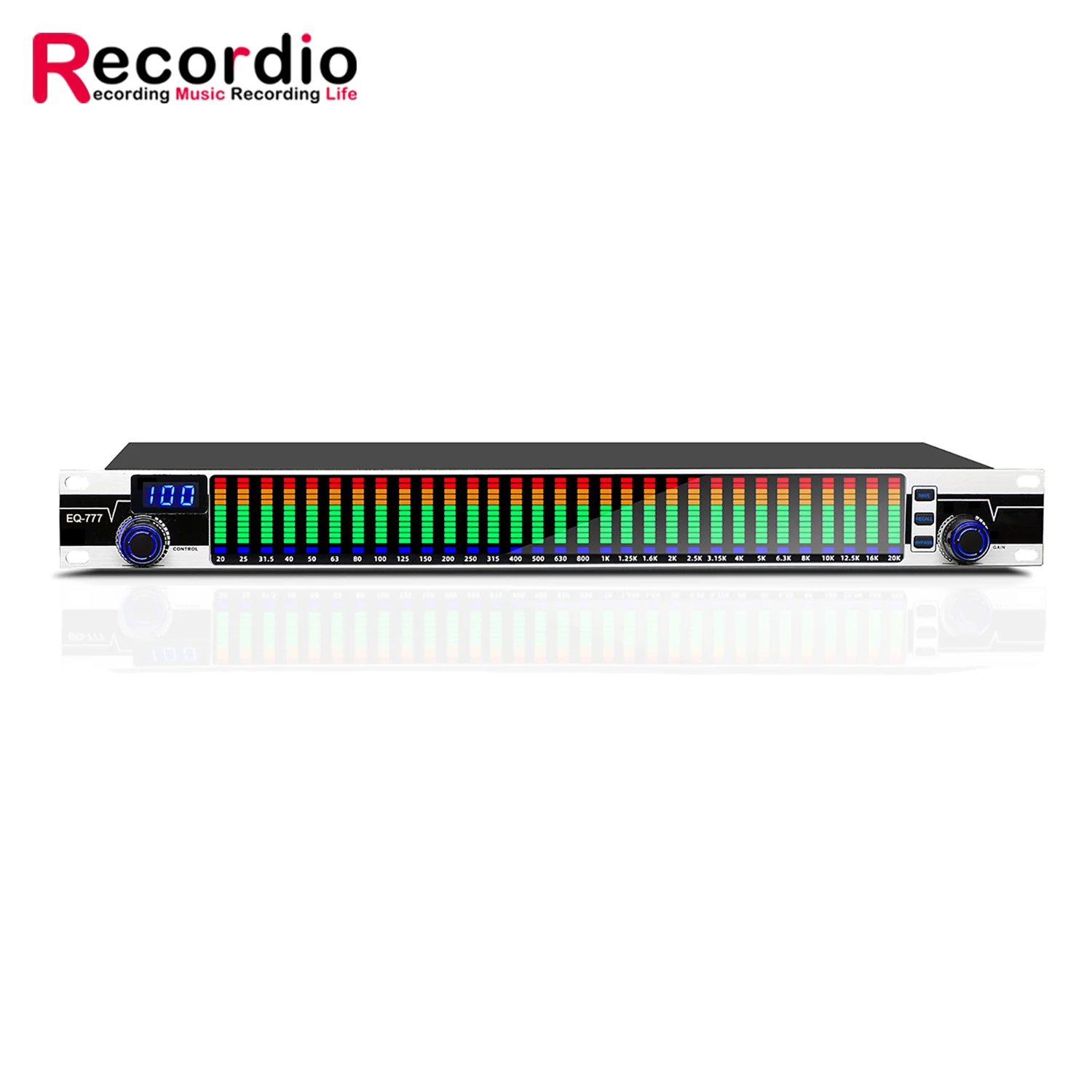 Redução de Ruído em Casa Profissional Digital Cossover Alto Médio Baixo eq Ajuste Equalizador Estágio Desempenho Gax-eq777 Ktv - Image 2