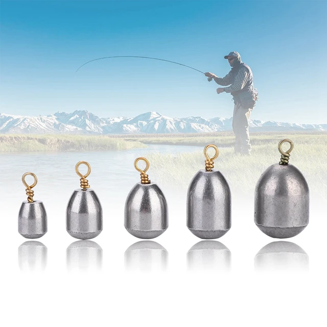 20Pcs/lot Drop Shot Alloy Iron Fish Sinker Casting Fishing Weights