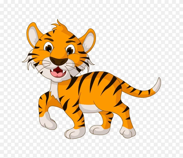 虎卡通画插图 卡通老虎png图片素材免费下载 图片编号9127 Png素材网