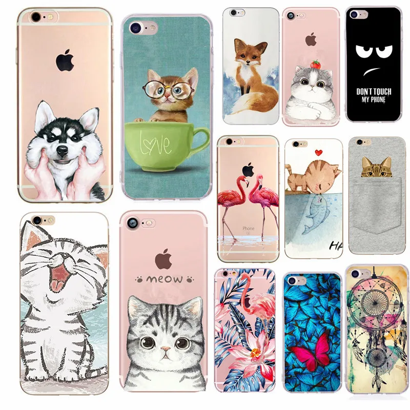 Роскошный чехол для телефона с животными iPhone 7 X 6 S 8 Plus XS 10 силиконовые чехлы капа