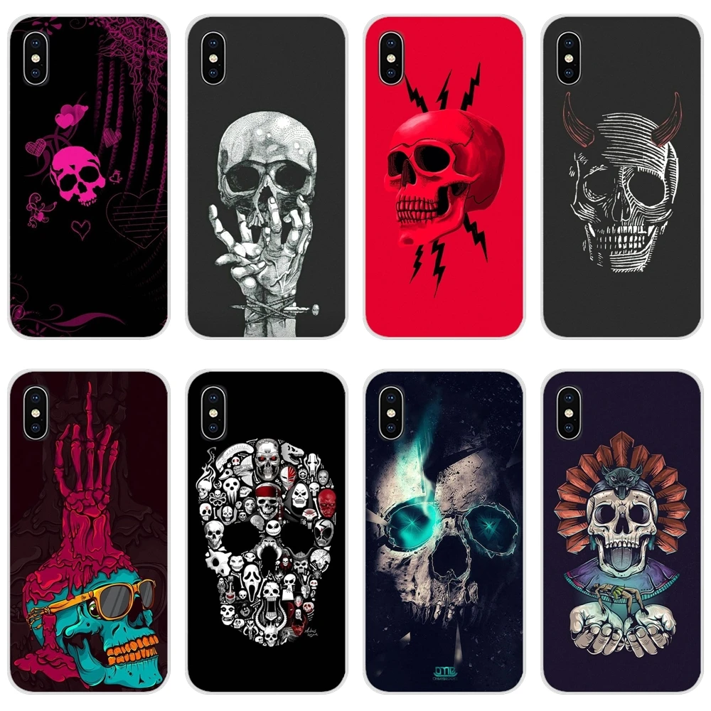 Аксессуары чехол для телефона чехлы Samsung A10 A30 A40 A50 A60 A70 M30 Galaxy Note 2 3 4 5 8 9 10 PLUS Pin en Skull