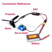 High Power Flugzeug Skywalker 20A ESC + 2204 2300KV Bürstenlosen Motor 5045 Propeller Requisiten Servo Tester Servotester RC Spielzeug Fan DIY