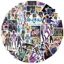 

10/30/50pcs JoJos Bizarre Adventure Stone Ocean Anime Stickers Graffiti Decals Kids Toy Skateboard Phone Laptop Luggage Sticker