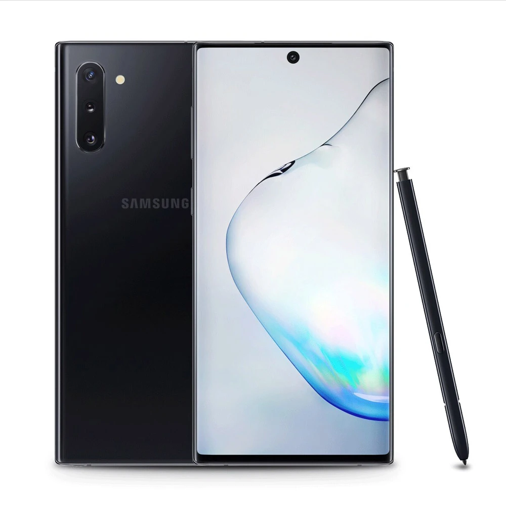 Samsung Galaxy Note10 N970U1 N971n Note 10 N970U 256GB ROM 8GB RAM Cell Phone 6.3" Snapdragon 855 Original Mobile Phone ram memory