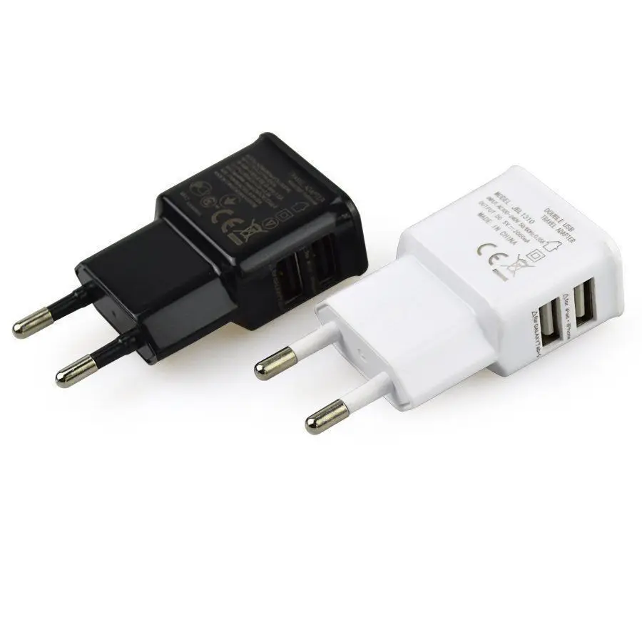 Двойное USB зарядное устройство 2a Быстрая зарядка Путешествия ЕС вилка адаптер портативное Сетевое зарядное устройство кабель мобильного т... Двойное USB зарядное устройство 2a Быстрая зарядка Путешествия ЕС вилка адаптер портативное Сетевое зарядное устройство кабель мобильного т...