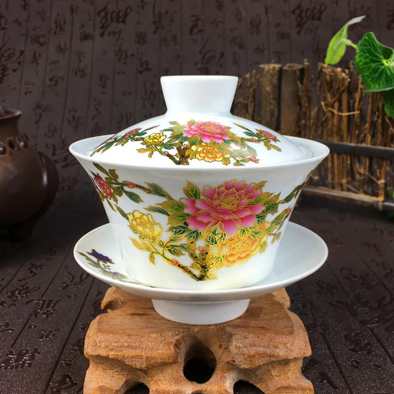 2020 Новое поступление 230 мл китайский ручная роспись Чайный набор Tureen меняющий